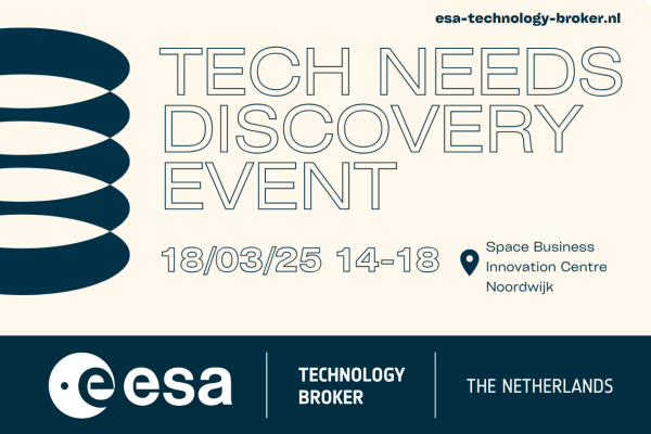 ESATechBrokerNL Tech Needs Event At SBIC 180325 Banner